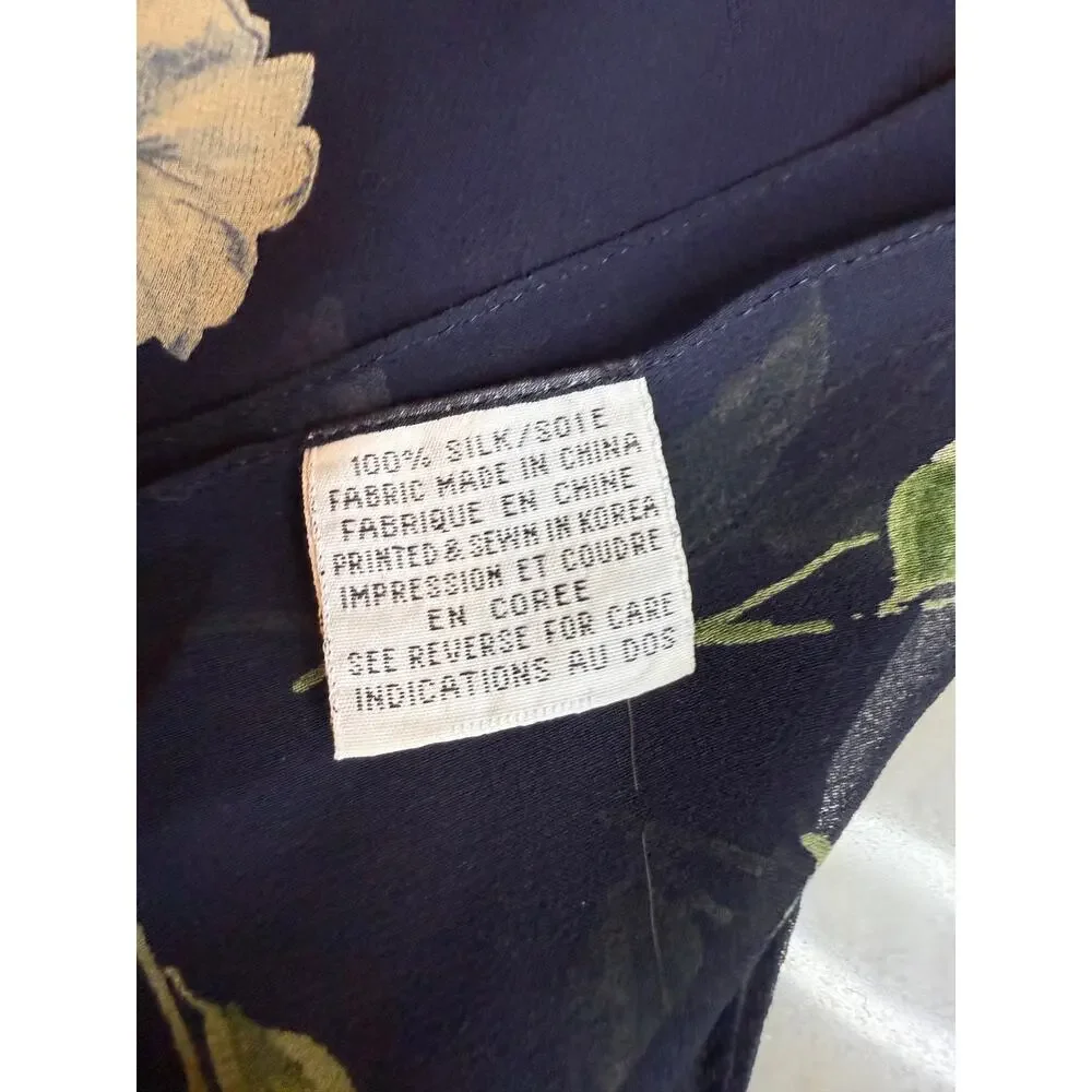 Vintage silk chiffon